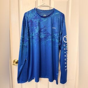 Magellan Outdoors Realtree Fish Wav3, Long Sleeve Shirt